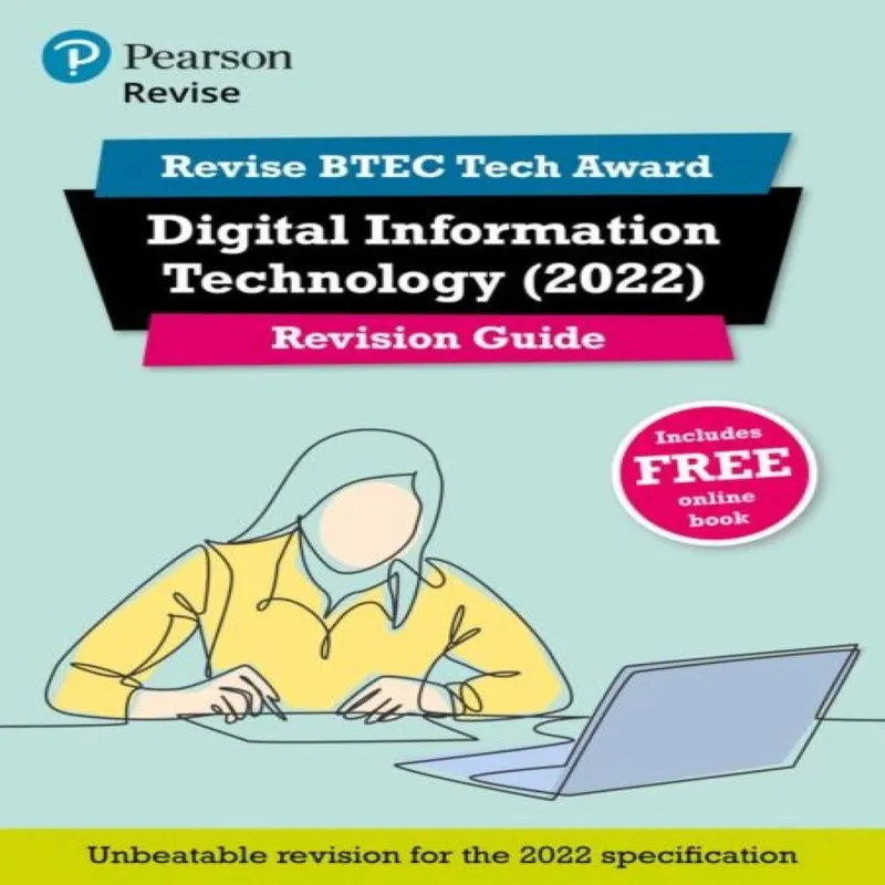 Alan Jarvis Pearson Revise Btec 2022 Tech Award Digital Information Technology Revision Guide inc online edition - for 2026, 2027 exams