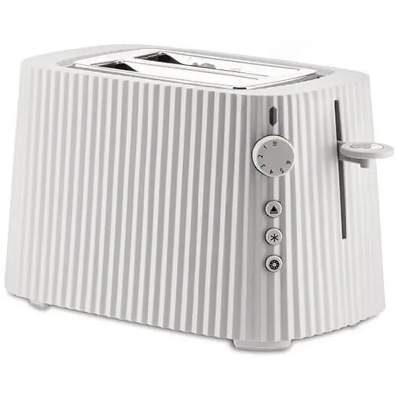 Alessi - Plisse 2 Slice Toaster White