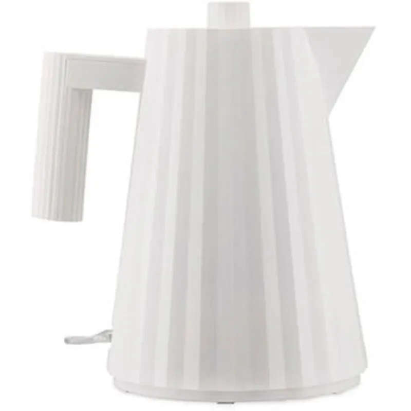 Alessi Plisse Electric 1L Water Kettle White