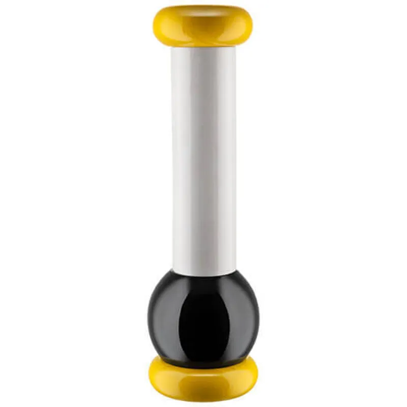 Wood Pepper Mill Yellow - Alessi