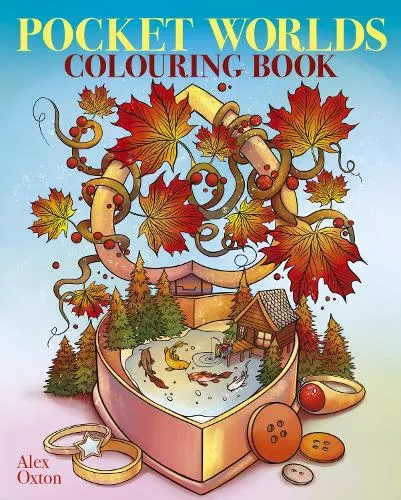 Alex Oxton Pocket Worlds Colouring Book