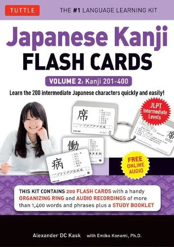 Alexander Kask Japanese Kanji Flash Cards Kit Volume 2 Volume 2