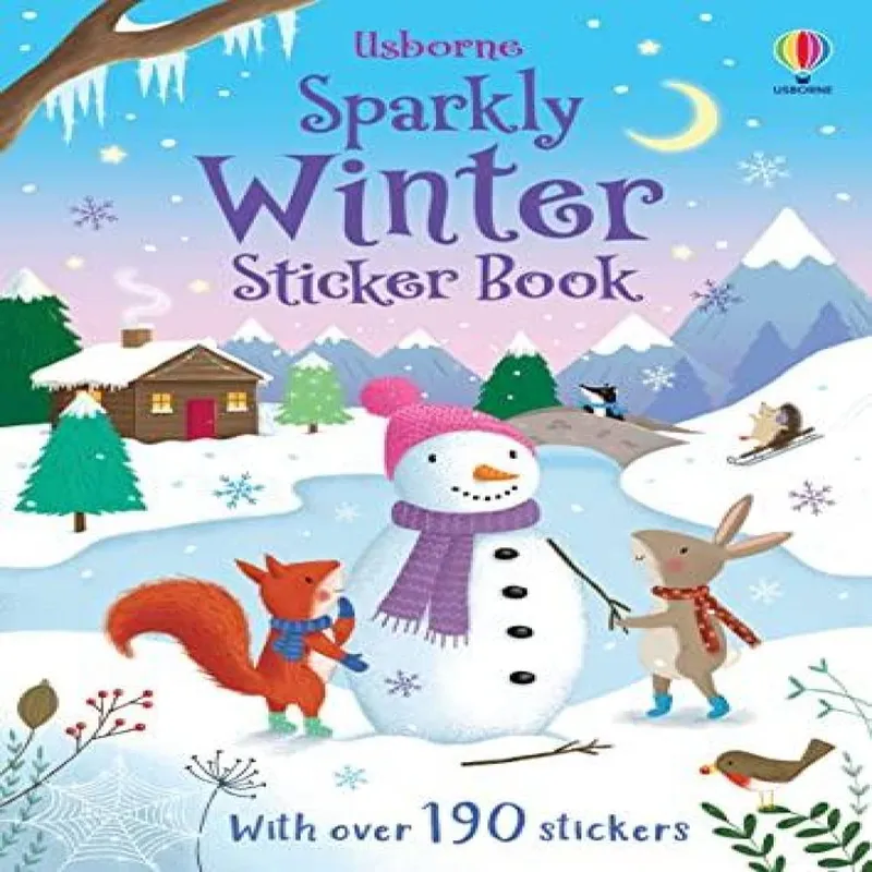 Alice Beecham Sparkly Winter Sticker Book Paperback Multicolor