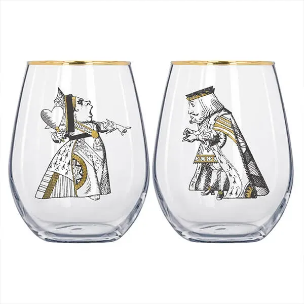 Alice In Wonderland Set Of 2 Tumblers