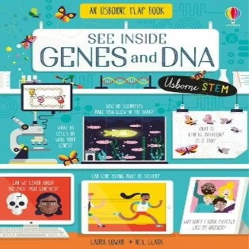 Alice James See Inside Genes & Dna Board book Book Multicolor