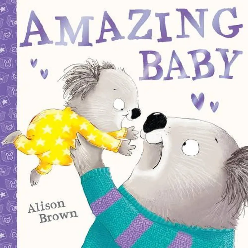 Alison Brown Amazing Baby Paperback Book Multicolor