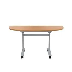 Allegro Tilting Table 1400x700-Oak and Silver/Ref OTT1470DENDSVNO