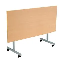 Allegro Tilting Table 1600x700 Silver Legs Beech Top Ref OETT1670SVBE2