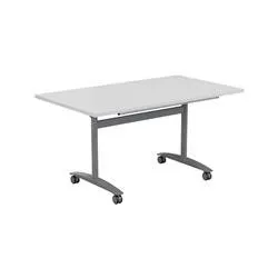 Allegro Tilting Table 1600x700 - White Top and Silver/Ref OTT1670SVWH