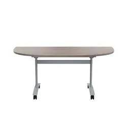 Allegro Tilting Table 1600x800-Grey Oak and Silver OTT1680DENDSVGO