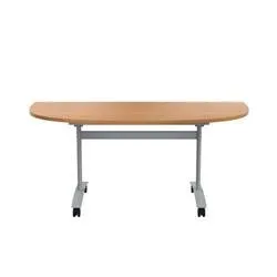 Allegro Tilting Table 1600x800-Oak and Silver/Ref OTT1680DENDSVNO