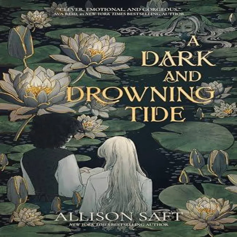Allison Saft A Dark & Drowning Tide Hardback Book Multicolor
