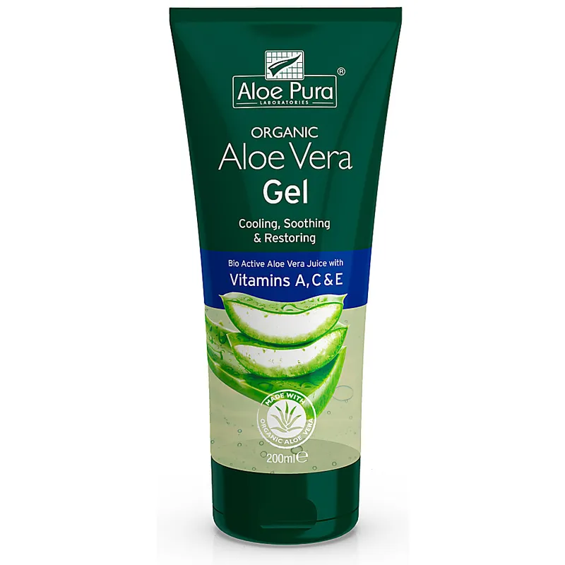 Aloe Pura Aloe Vera Gel with Vitamins A, C and E 200ml