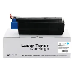 Alpa-CArtridge Reman Oki C5300 Cyan Toner 42127407 - 42127407