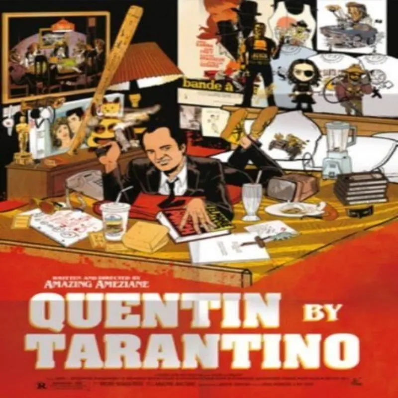 Amazing Ameziane Quentin by Tarantino Paperback Book Multicolor