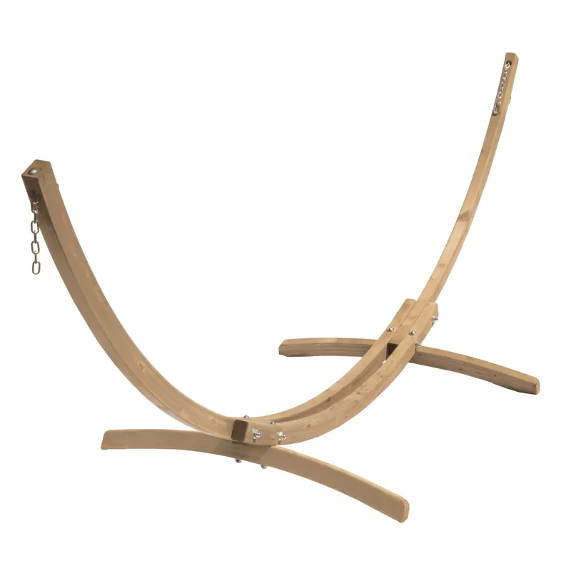 Amazonas Kronos Wooden Hammock Stand - Spruce Wood Frame, 120kg Capacity in Tan Tan