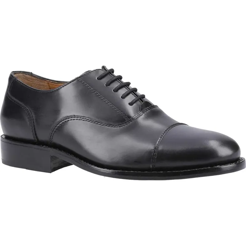 Amblers James Leather Soled Oxford Dress Shoe Black Size 13