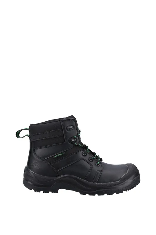 Amblers Safety 502 Leather Boots Mens - Black - Size Uk 6.5