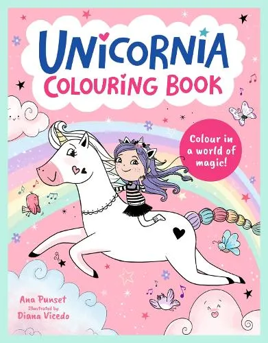Ana Punset Unicornia Colouring Book