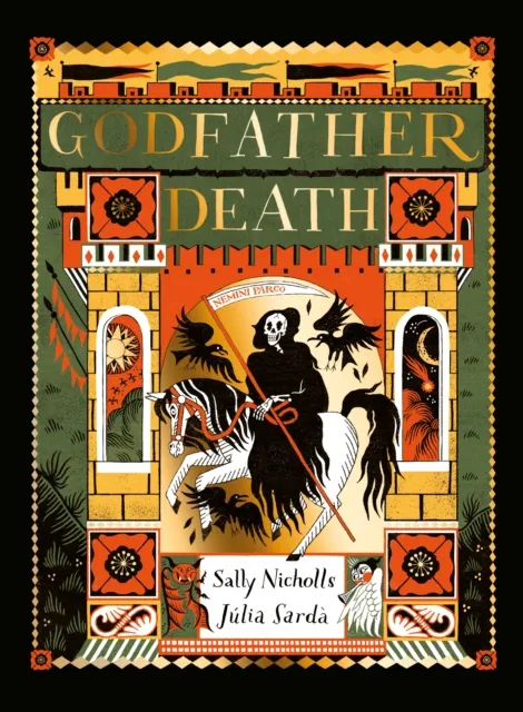Sally Nicholls Godfather Death Paperback Book Multicolor