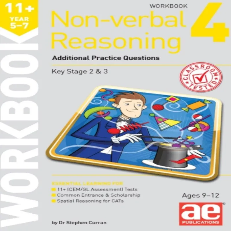 Andrea F Richardson 11+ Non-verbal Reasoning Year 5-7 Workbook 4 Paperback Multicolor