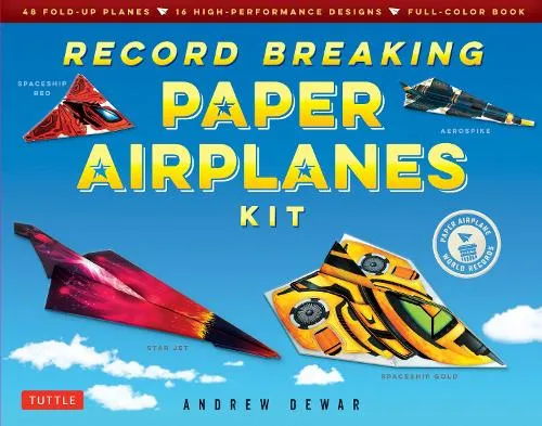 Andrew Dewar Record Breaking Paper Airplanes Kit