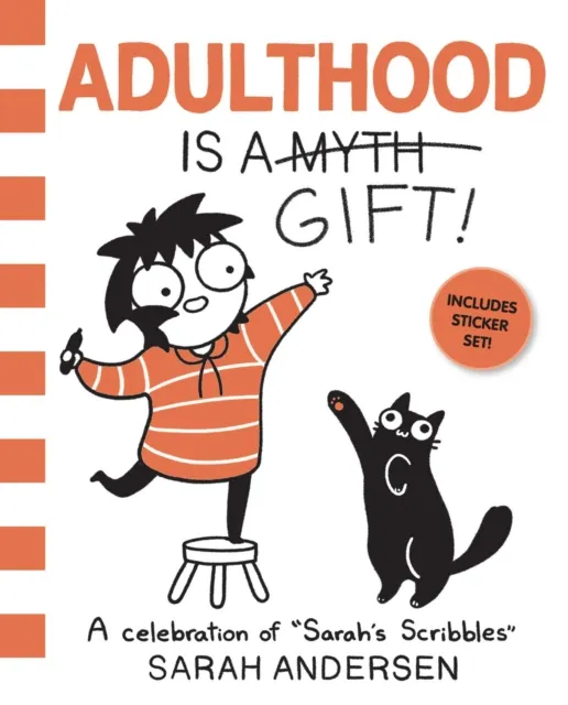 Sarah Andersen Adulthood Is a Gift Paperback Book Multicolor