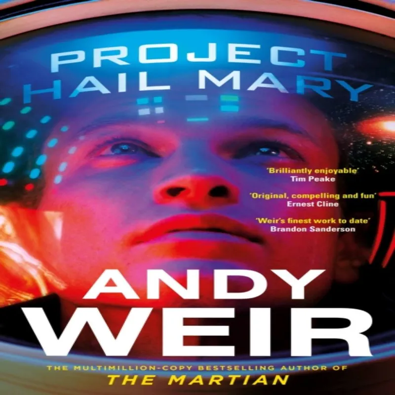 Andy Weir Project Hail Mary Paperback Book Multicolor