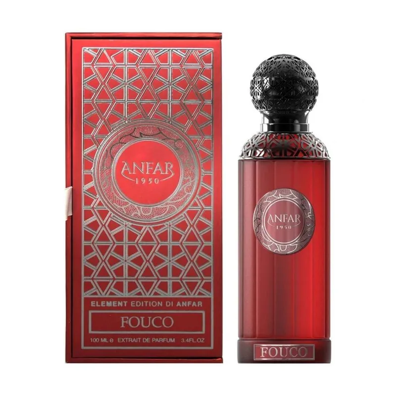 Anfar 1950 Fouco 100ml Extrait Parfum Elements Collection in Red - Red