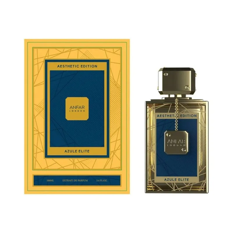 Anfar Unisex Azule Elite 100ml Extrait Aesthetic Edition in Yellow Yellow female