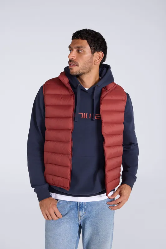 Animal Light Cosi Mens Gilet - Red