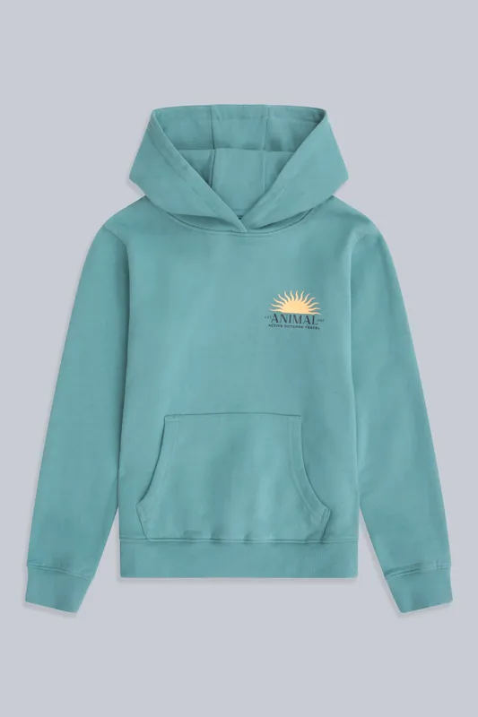 Animal River Kids Graphic Hoodie - Green