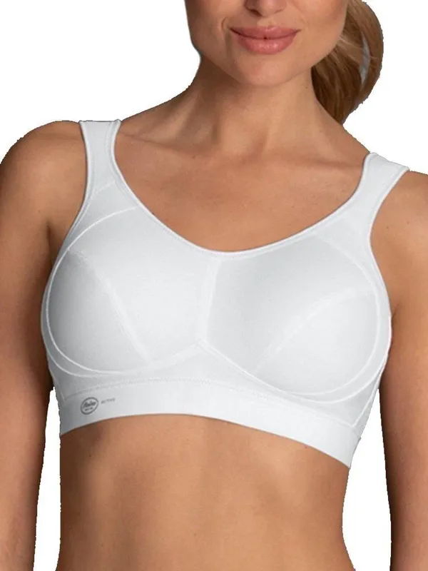 Anita Women's Extreme Control Sports Bra in White Size: 40E White 40E