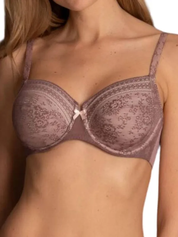 Anita Women's Fleur Underwired Bra in Purple Size: 42B Purple 42B