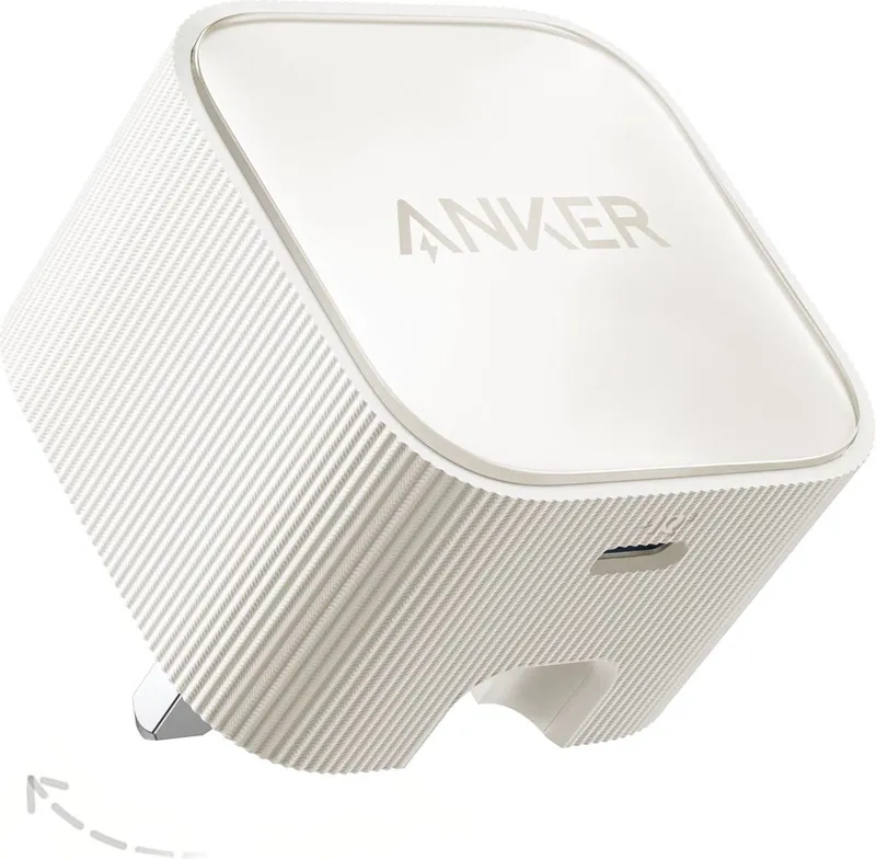 Anker Nano GaN USB-C Charger with 1 port - White