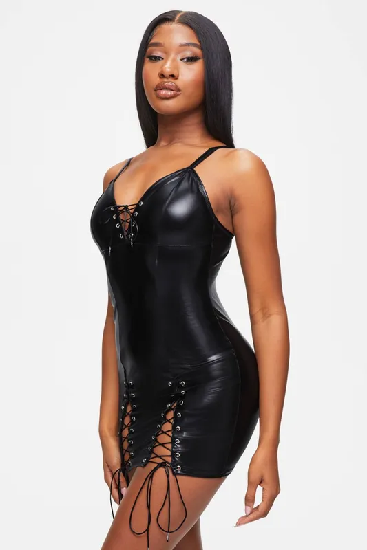 Ann Summers Women's Saskia Dress in Black Size: XS Black XS