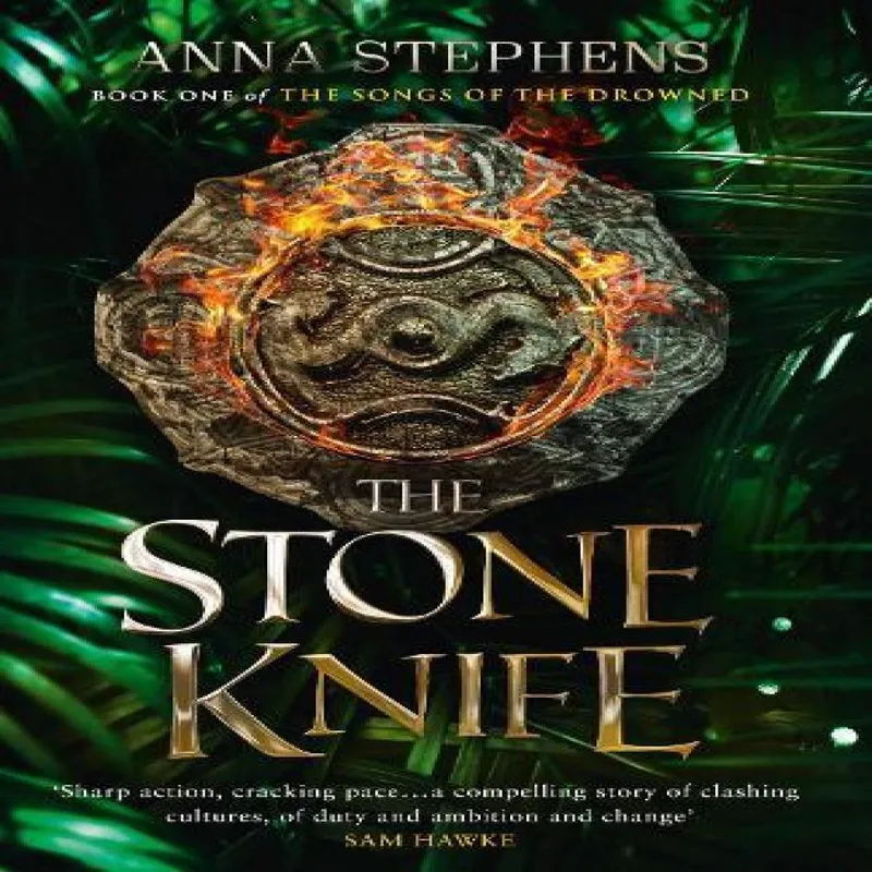 Anna Stephens Stone Knife Paperback Book Multicolor