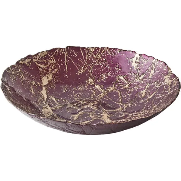 Anton Studios Anton Studio Designs Gold Marble Bowl