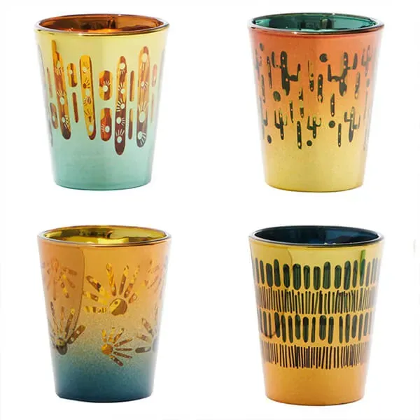 Anton Studios Artland Fiesta Set of 4 Shot Glasses
