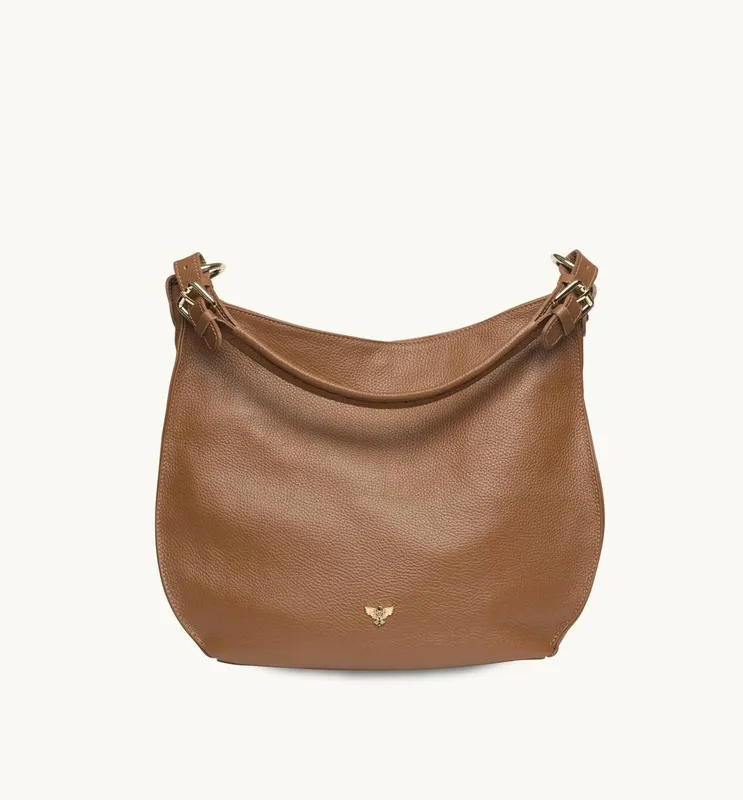 Apatchy London Women's The Harriet Leather Bag in Tan - Tan