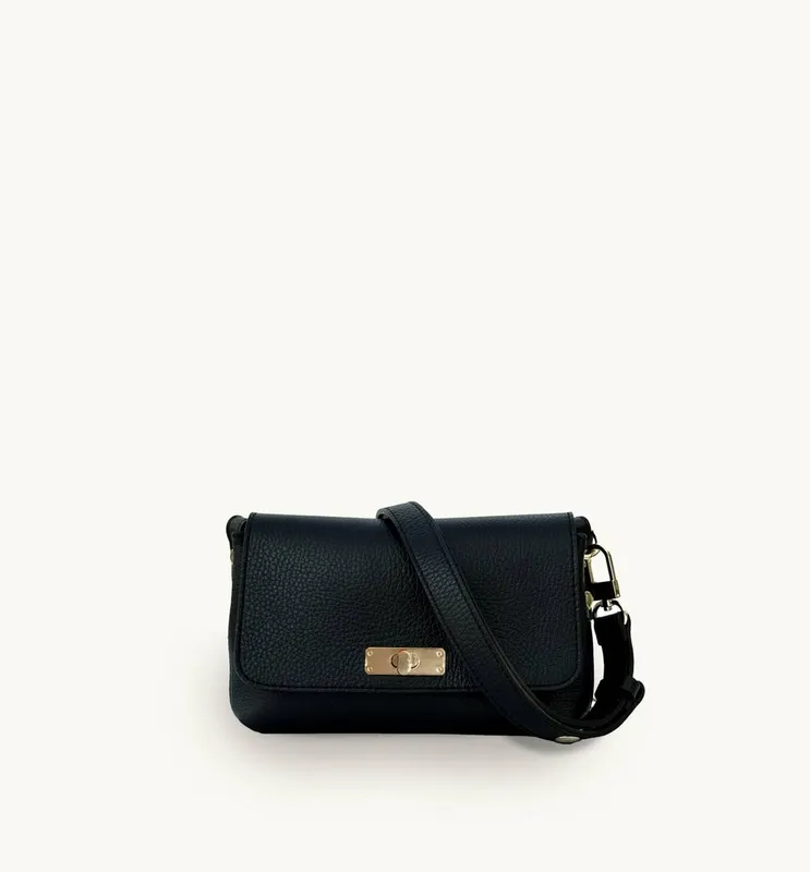 Apatchy London Women's The Maisie Leather Bag in Black - Black