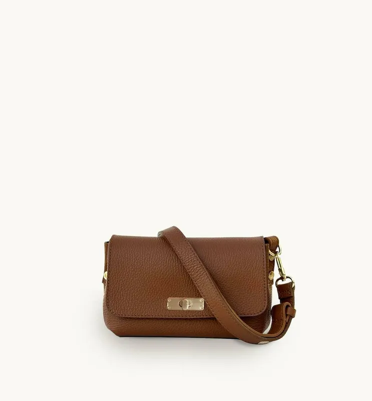 Apatchy London Women's The Maisie Leather Bag in Tan - Tan
