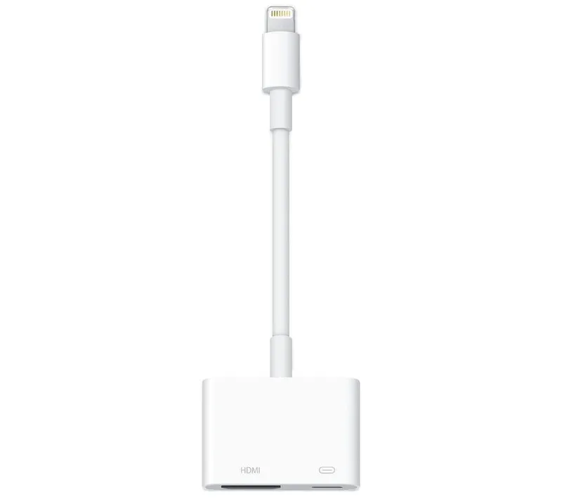 Apple Digital AV Lightning to HDMI Adapter, White