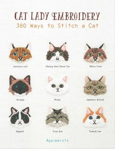 Applemints Cat Lady Embroidery
