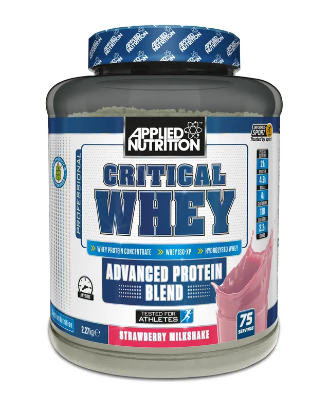 Applied Nutrition Critical Whey Protein Powder, Strawberry Milkshake