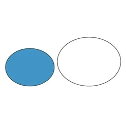 Aps Chrome-Plated Stainless Steel Oval Tea Tray 300mm