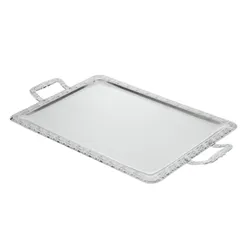 Aps Stainless Steel Rectangular Handled Service Tray 600mm