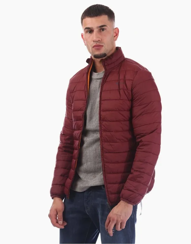 Aquascutum Men's Puffer Jacket - Red - Size: Regular/42