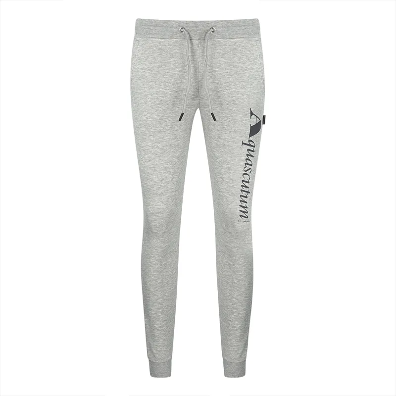 Aquascutum Mens Grey Sweat Pants Cotton - Size Small