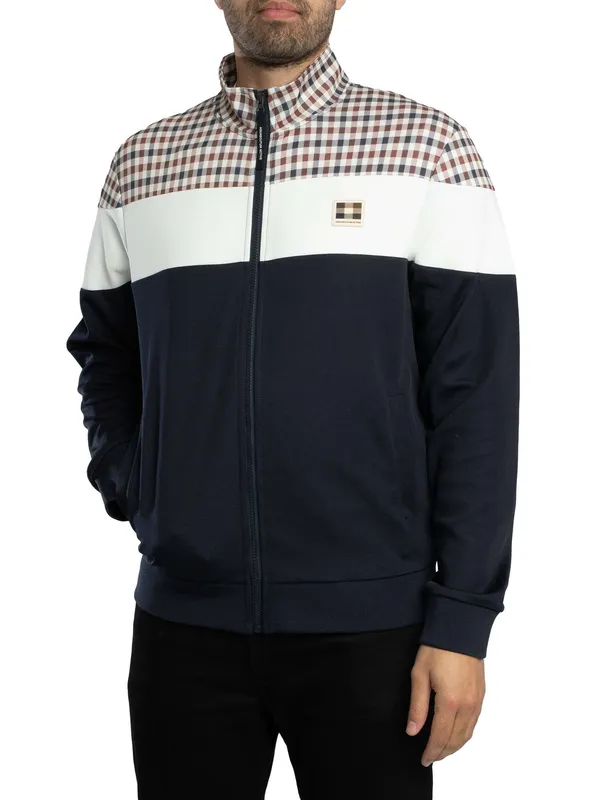 Aquascutum Shoulder Track Jacket - Navy